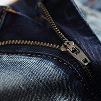 Shorts de Mezclilla Desgastados para Hombre, Corte Recto, Cintura Media, Shorts de Mezclilla Transpirables de Verano