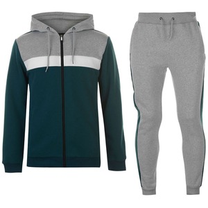 Survêtement d'entraînement de jogging 2 pièces coupe-vent et respirant avec logo personnalisé pour hommes - Product Image 3