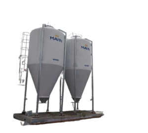 Silo d'alimentation à vendre Fibre de verre acier inoxydable Vietnam fabricant pas cher prix stockage des aliments Silos pour porcs - Product Image 6