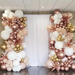 Ghirlanda di Palloncini Fai-da-Te con Palloncini in Lattice Metallizzati <span class=keywords><strong>Oro</strong></span> e <span class=keywords><strong>Oro</strong></span> Rosa per Matrimoni, Compleanni, Addii al Nubilato, Baby Shower - Product Image 3