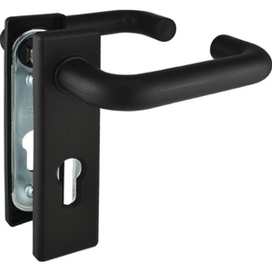 Juego de Protección Contra Incendios de Plástico Negro de 80 Piezas con D/D para Puertas de 40-66 mm de Grosor, Accesorios para Chimeneas BEVER Cuadradas DIN Izquierda/Derecha - Product Image 1