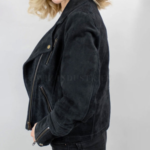 แจ็กเก็ตหนังนิ่มแฟชั่นหนังกลับไซส์ใหญ่หนังนิ่มเสื้อแจ็คเก็ตหนังน้ำหนักเบา - Product Image 5