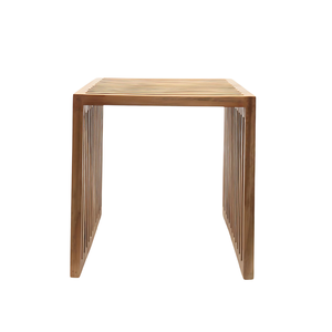 Lonnie đá đen vuông Bàn cà phê Scandinavian phong cách tự nhiên rắn gỗ ánh sáng di động cho nhà phòng khách văn phòng Phòng phòng ngủ sử dụng - Product Image 1