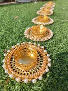 Candelabros artesanales, portavelas Diyas para Diwali Mehndi Haldi y decoración de boda, regalos de Festival, accesorios para el hogar, regalo - Product Image 4