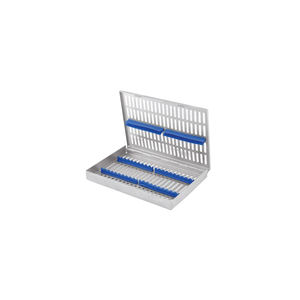 Boîte de désinfection dentaire Cassette de stérilisation en acier/Cassette d'instruments dentaires pour 20 instruments, plateau chirurgical - Product Image 5