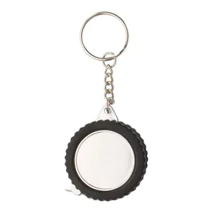 Personalized Promotional Keychains & Carabiners Wheel-Shaped <b>Keychain</b> with Meter <b>Custom</b> Gadgets - Product Image 4