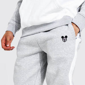 Conjunto de chándal con sudadera y pantalones para correr con logotipo personalizado de 2 piezas para hombre de Primavera de talla grande al por mayor - Product Image 3