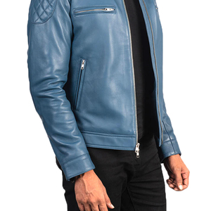 Vestes en cuir respirantes anti-vent pour hommes Veste en cuir automne hiver Veste classique pour hommes à vendre - Product Image 5