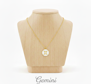 Collar con Dije de Signo Zodiacal de Plata de Ley 925 Hecho a Medida por Rudra Gems, Chapado en Oro Rosa para Hombre, Regalo de Lujo Certificado para Fiestas - Product Image 3