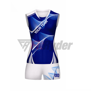 Ensembles de vêtements de volley-ball respirants à séchage rapide Short en jersey imprimé par sublimation à manches courtes avec logo personnalisé Short en jersey réactif - Product Image 2