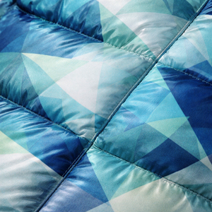 Chaquetas Acolchadas Personalizadas al por Mayor, Chaqueta Acolchada Estampada para Hombre de Alta Calidad, Chaqueta de Invierno Acolchada con Patrón Geométrico - Product Image 6