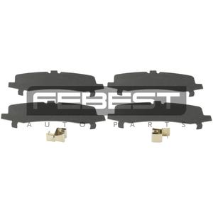 Set di clip per freni a disco FEBEST (0103-GRJ150R) - Product Image 1