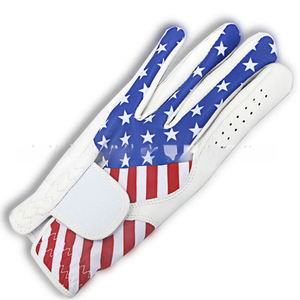 Gants de golf personnalisés avec logo, en cuir Cabretta véritable, respirants, légers, antidérapants, pour droitiers/gauchers, pour hommes. - Product Image 5
