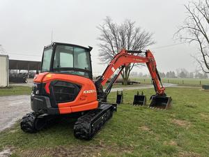 รถขุดไฮดรอลิกแบบตีนตะขาบ Kubota KX057-4 ขนาด 5.5 ตัน |   รถขุดขนาดเล็ก Kubota KX057-4 น้ำหนัก 5.5 ตัน ระบบไฮดรอลิก - Product Image 2