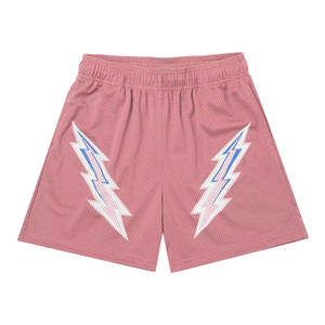 Short en maille de style forêt personnalisable pour homme Style de rue avec service OEM et logo de sublimation - Product Image 6
