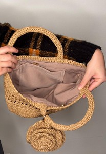 Sac en paille tissé à la main - Product Image 4