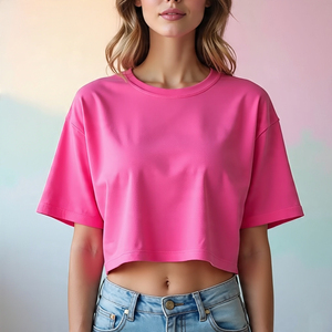 Camisetas corto con estampado de gran tamaño para mujer, camisetas informales de manga corta con hombros caídos, camisetas deportivas para mujer, camisetas deportivas para correr y Fitness para mujer - Product Image 1