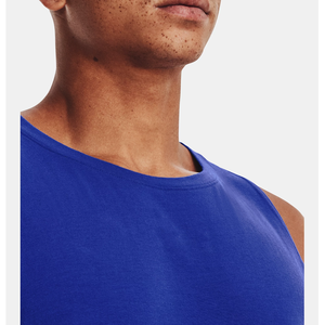 Gilet de sport pour homme personnalisé avec logo, respirant, à séchage rapide, écologique, 100% polyester, vente en gros, sans manches, vêtements de sport, fitness, musculation - Product Image 4