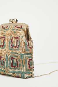 BOLSOS ÚNICOS BORDADOS DE DESGASTE TRADICIONAL BESTBohemian StyleEmbroidery Work Hand Clutch Monederos Bolsos Diseño de lujo Forro al por mayor - Product Image 3