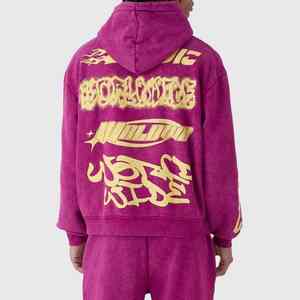 Survêtement d'hiver confortable imprimé avec des motifs en relief audacieux, 100% coton, offrant un confort chaud, un style décontracté pour tous les jours - Product Image 2