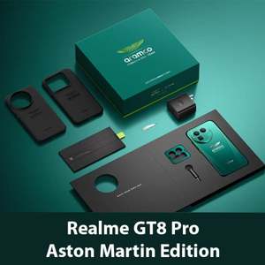 Realme GT8 Pro Édition Aston Martin 16 Go/1024 Go Processeur Octa-Core Double SIM CDMA Cellulaire 2 Go de RAM Antichoc Reconnaissance Faciale Gaming - Product Image 2