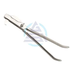 Heavy Duty Haussman's Emasculator Double Crush Bloodless Ring Aplicador Instrumento veterinario con dedos de expansión con muescas - Product Image 1