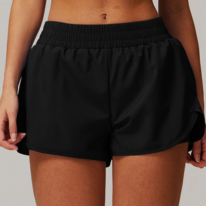 Short athlétique pour femme Short de course à taille haute Gym Short de yoga à séchage rapide avec poches - Product Image 6