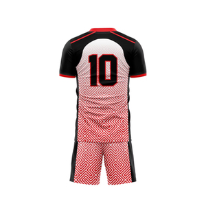 Conjunto de uniforme de fútbol impreso sublimado de diseño personalizado OEM 100% poliéster transpirable 180g tela incluye bolsa de calcetines superior HEXO - Product Image 4