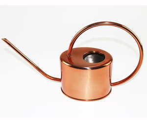 Regadera de metal de construcción fiable para el cuidado de plantas al aire libre, que ofrece una liberación de agua suave y un diseño ergonómico y resistente. - Product Image 1