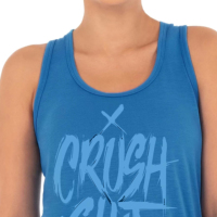Camisetas sin mangas de cuello redondo de gran tamaño para mujer, ropa de calle informal de verano, chaleco estampado transpirable de punto con hombros descubiertos, venta al por mayor, tarifa OEM