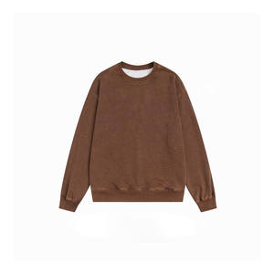 Sudadera Personalizada con Logotipo, Lavado Ácido, Talla Grande, 100% Algodón, Manga Larga, Cuello Redondo para Hombre, Lisa para la Temporada de Otoño, Talla 6XL - Product Image 5