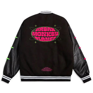 Fabricant sur mesure, vestes de baseball en cuir vintage de haute qualité pour hommes, pour l'hiver et l'automne, style varsity - Product Image 2