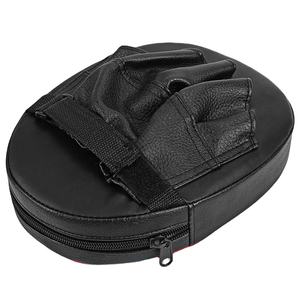 High Quality Custom Logo Punching Hand Mitts High Visibility Cowhide Leather Boxing Pads Durable PU Leather Focus Mitts - Product Image 4