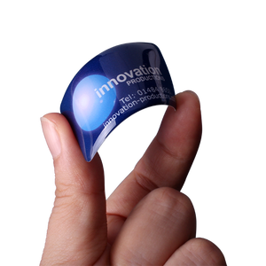 สติกเกอร์กันน้ำแบบโดม 3 มิติ แบบกำหนดเอง สำหรับติดกล่องของขวัญ แบรนด์อาหาร และฉลากบรรจุภัณฑ์อาหารระดับพรีเมียม - Product Image 1