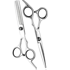 Wholesale Polished Stainless Steel Straight Blade Thin <b>Scissors</b> <b>Best</b> <b>Hairdressing</b> <b>Scissors</b> Set with Customized Packaging - Product Image 5