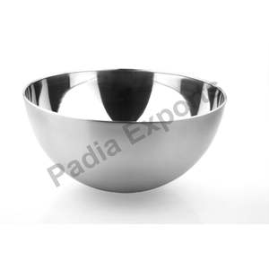 Ensemble de bols de service écologiques faits à la main en acier inoxydable, élégant et moderne à double accent, élégant et élégant en métal pour la cuisine et la salle à manger - Product Image 3