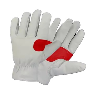 Patch Palm Cowhide Grain Leather General Purpose <b>Driver</b> <b>Gloves</b> Heavy Duty Heat Resistant Construction Hand Protection - Product Image 5