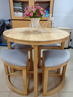 Ensemble de table à manger de luxe moderne Mobilier de salon avec tables en bois Chaises prêtes pour l'exportation depuis le Vietnam