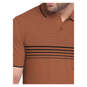 เสื้อโปโลแฟชั่นสำหรับผู้ชาย,ผ้าฝ้าย100% พิมพ์ลายได้ตามต้องการพิมพ์โลโก้ได้ตามต้องการ - Product Image 4