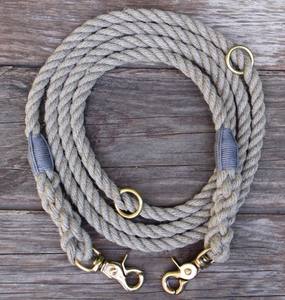 Colorful <b>Dog</b> Collar <b>Rope</b>, Personalized 5ft Cotton <b>Rope</b> <b>Leash</b> - Product Image 4