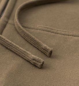 YKH 345GSM Zip up <b>Hoodies</b> Fleece Fabric Blank Long Sleeve Winter Warm Crop Customized Logo High Quality Zipper <b>Hoodies</b> for Women - Product Image 3