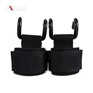 Gymnastic Custom Pro Weightlifting Hooks Training Workout Pullup Hooks Grip Strap Glove Wrist Support