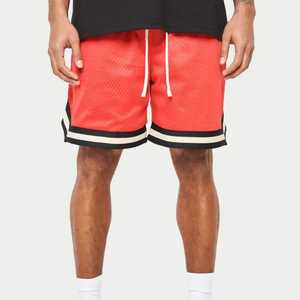 Conjuntos Deportivos de Doble Capa Sublimados, 100% Poliéster, Estilo Urbano, Costura Interior de 5 Pulgadas, Shorts de Baloncesto Personalizables para Hombre - Product Image 4