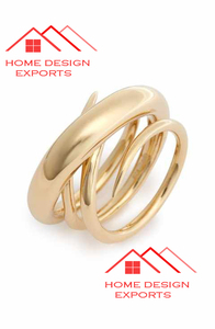 Nouvel ensemble d'anneaux de serviette faits à la main pour mariages de luxe et accessoires de décoration d'hôtels haut de gamme - Product Image 4