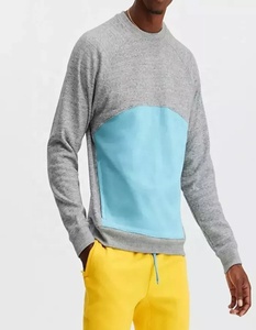 Sudadera 100% de algodón con cuello redondo para hombre, ropa deportiva masculina de alta calidad con bolsillos y cremallera - Product Image 3