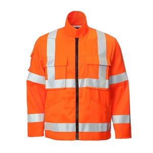 Chaquetas de Trabajo de Invierno de Alta Visibilidad, Ropa de Trabajo para Carreteras y Tráfico con Tiras Reflectantes, Chaqueta de Trabajo Personalizada de Alta Visibilidad - Product Image 1