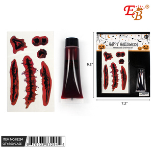 9.2 \ "Sang avec tatouage Set 300PCS Costume Props - Product Image 1