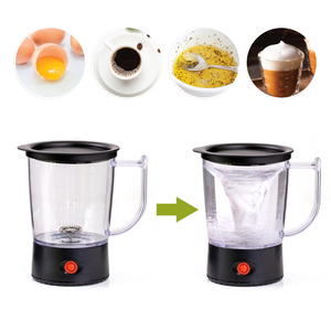 Mousseur à lait électrique portable, mixeur multifonction pour faire des œufs, du café et de la mousse, outil de mélange pour la cuisine à domicile - Product Image 3