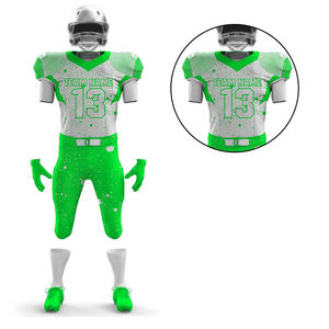 High Quality American Football Jersey Fashionable Sublimation Printing Short Sleeve Breathable High Quality Football Tops - Product Image 4