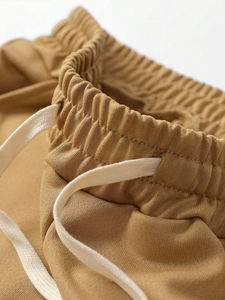 Pantalon de jogging en polaire de haute qualité pour hommes, nouveau style de vêtements de rue en coton polyester de couleur unie, vêtements de sport imprimés unisexes d'été - Product Image 3